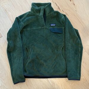 Patagonia Olive Snap-T Fleece